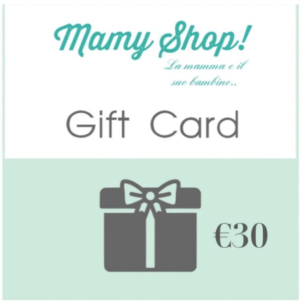 Gift card euro 30,00