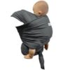 Bamboom sling  fascia porta bebe grigio