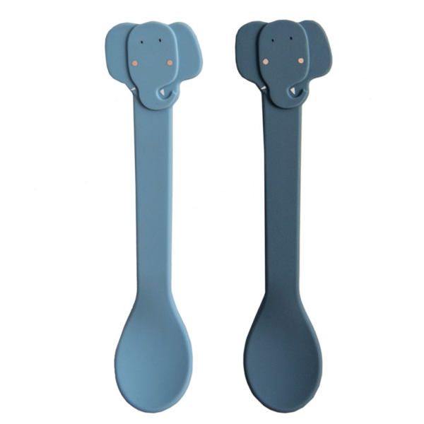Trixie cucchiaio in silicone x2 mrs. elephant