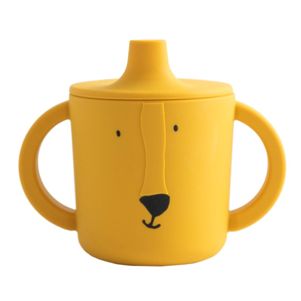 Trixie sippy cup tazza in silicone mr lion