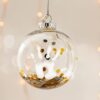 Baby art set impronta palla di natale transp.