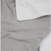 Bamboom coperta culla 100x75  honey grey bambu + peluche