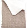 Bamboom coperta lettino 140x100 honey in bamboo + peluche