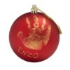 Baby art set impronta palla di natale red