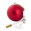 Baby art set impronta palla di natale red