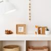 Baby art kit per impronta con cornice in legno