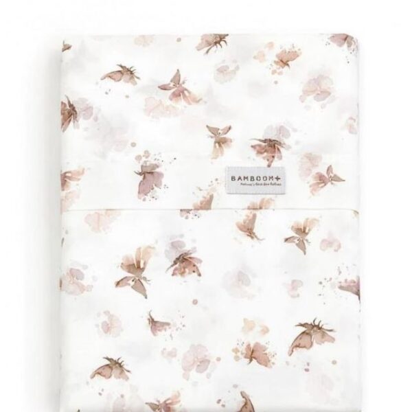 Bamboom lenzuola lettino 110x140+federa print butterfly