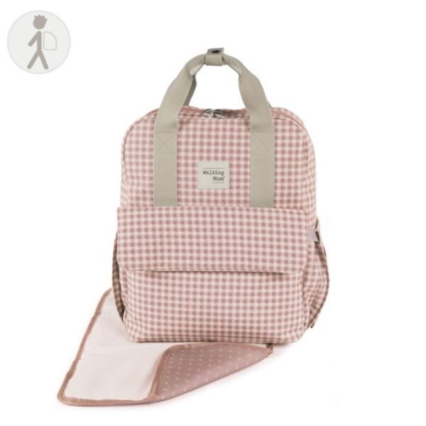 Walking mum zaino cambio  i love vichy rosa