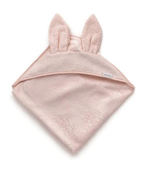Bamboom asciugamano neonato xl con orecchie rosa