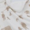 Bamboom coperta lettino 140x100 orso