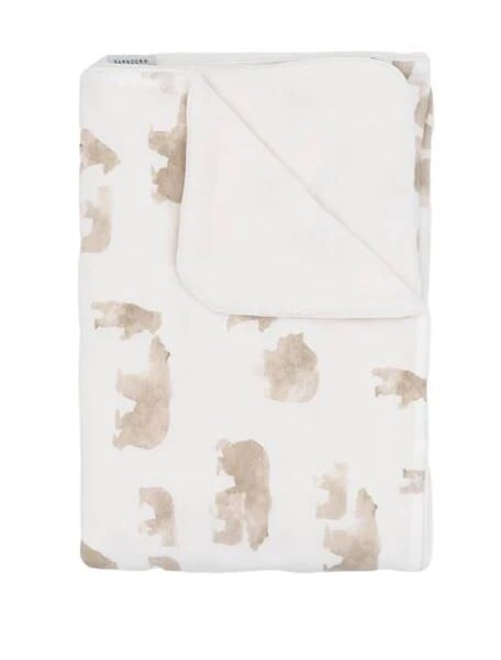 Bamboom coperta lettino 140x100 orso