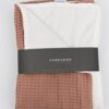 Bamboom coperta goffrato rosa antico scuro