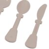 Bamboom set pappa piatto+scodella+bicchiere+posate rosa