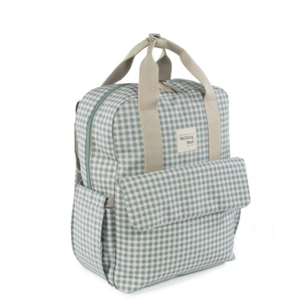 Walking mum zaino cambio vichy collection quadri verde