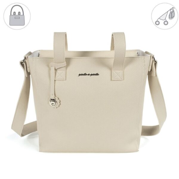 Pasito a pasito borsa cambio  beige biscuit