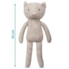 Kiokids peluche gattino gambalunga 30cm grigio