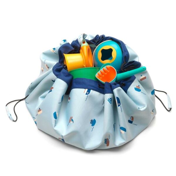 Play&go sacco portagiochi e tappeto outdoor boat