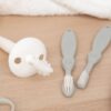 Kiokids spazzolino set di inizio igiene orale per neo grigio