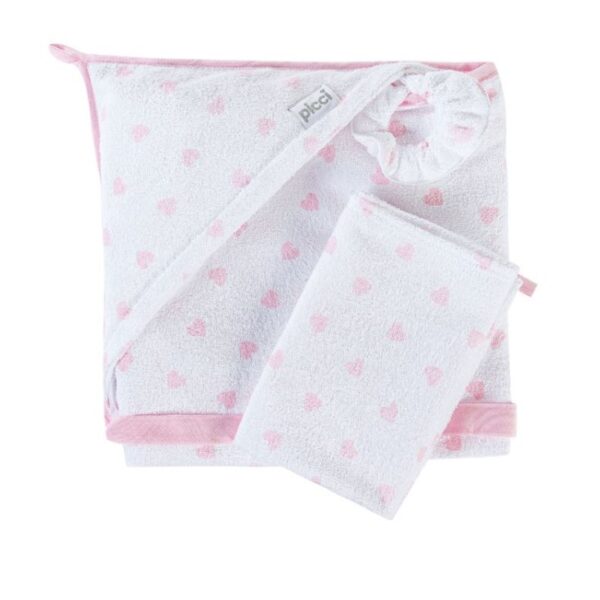 Picci telo bagno lila tortora cm 100 x 100 cotone