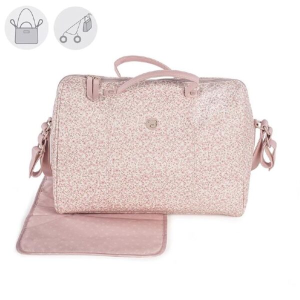 Pasito a pasito borsone flower mellow  pink