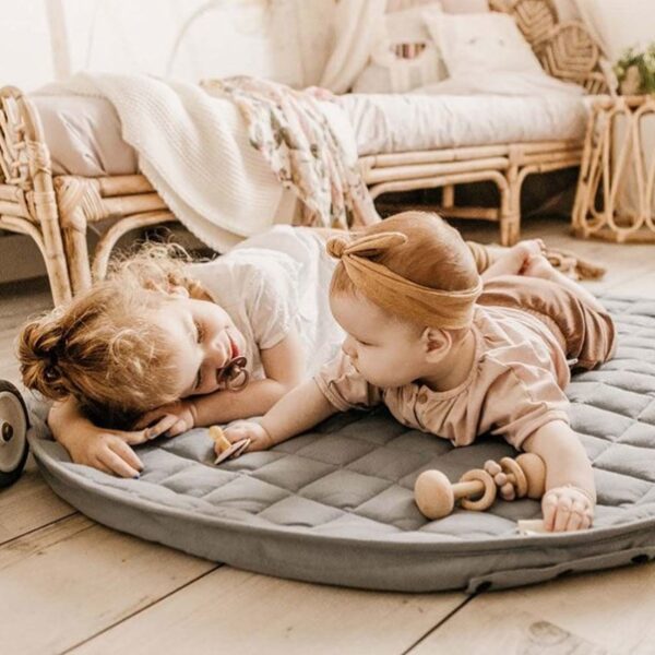 Play&go sacco portagiochi tappeto organic soft meadow green