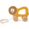 Trixie pull along toy mr lion leone in legno