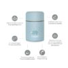 Miniland food thermos azure