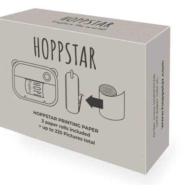 Hoppstar rotoli di carta per macchina fotografica 3pz