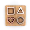 Bamboom puzzle stella silicone rosa