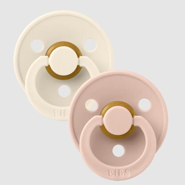 Bibs succhietto colour bianco/rosa taglia 2