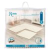 Kiokids tappeto 60x60x1cm beige 4  pezzi