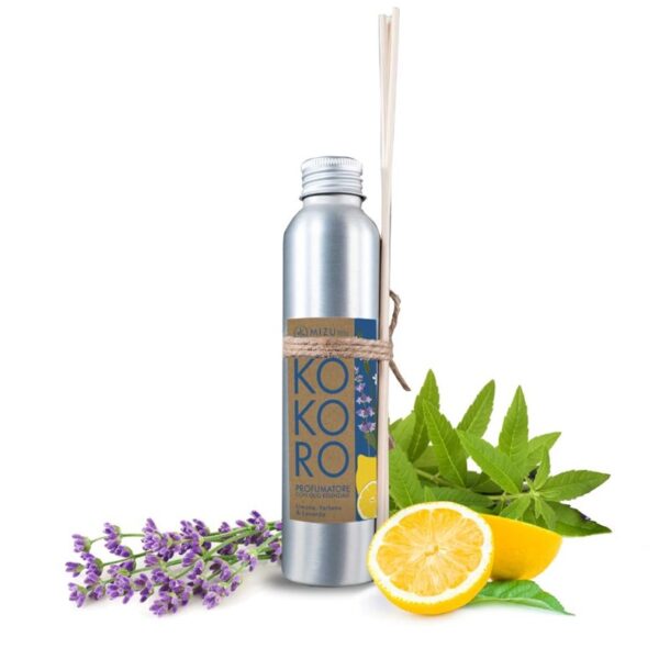 Mizu baby diffusore con bastoncini limone verbena e lavanda