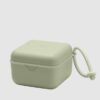 Bibs porta succhietto verde cuore