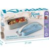 Kiokids porta pranzo acciaio inox coniglietto azzurro ml550