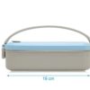 Kiokids porta pranzo acciaio inox coniglietto azzurro ml550