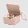 Bibs porta succhietto rosa cuore