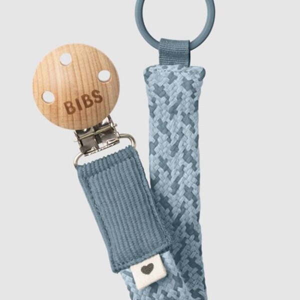 Bibs porta succhietto blu/azzurro