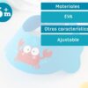 Kiokids visiera anti lacrime azzurro