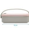 Kiokids porta pranzo acciaio inox coniglietto rosa ml550