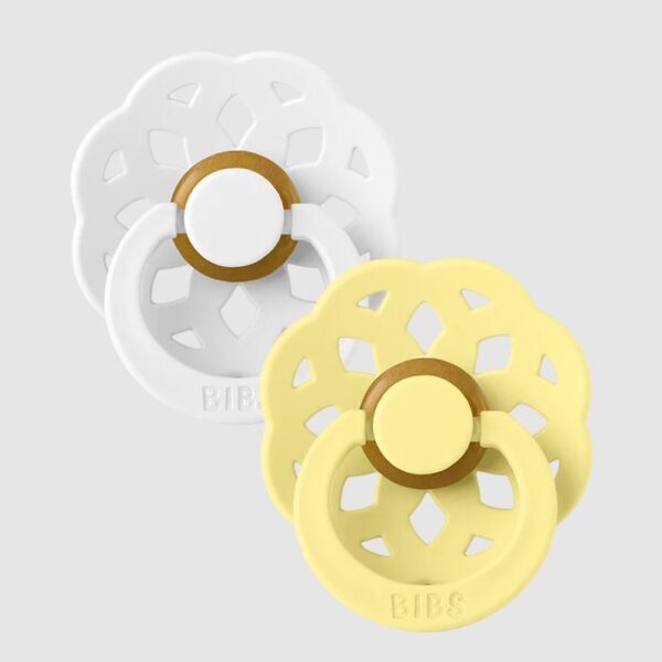 Bibs succhietto boheme bianco/giallo taglia 2