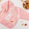 Kiokids bavaglino impermeabile coniglio rosa