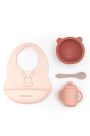 Bamboom set baby in silicone - UNICA, ROSA