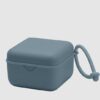Bibs porta succhietto blu cuore