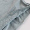 Bamboom poncho da bagno spugna bambino 2/4 anni spugna blu