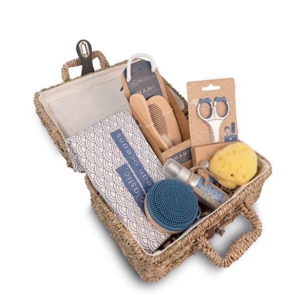 Mizu baby noshi set regalo nascita blu
