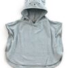 Bamboom poncho da bagno spugna bambino 2/4 anni spugna blu