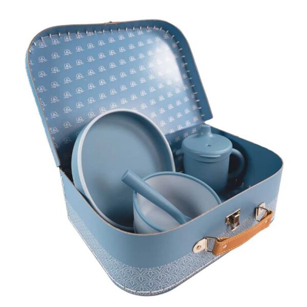 Mizu baby taiki meal set pappa silicone blu