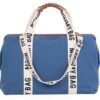 Childhome mommy bag indigno signature borsa fasc kaki