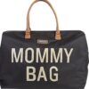 Childhome mommy bag borsa fasciatoio nero e oro