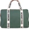 Childhome mommy bag verde signature borsa fasciatoio kaki